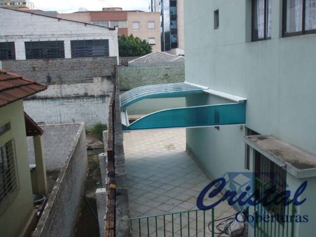 Cobertura Policarbonato Alveolar Verde 1