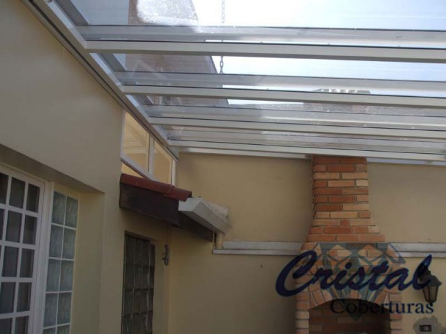 Cobertura em Vidro - Churrasqueira 1